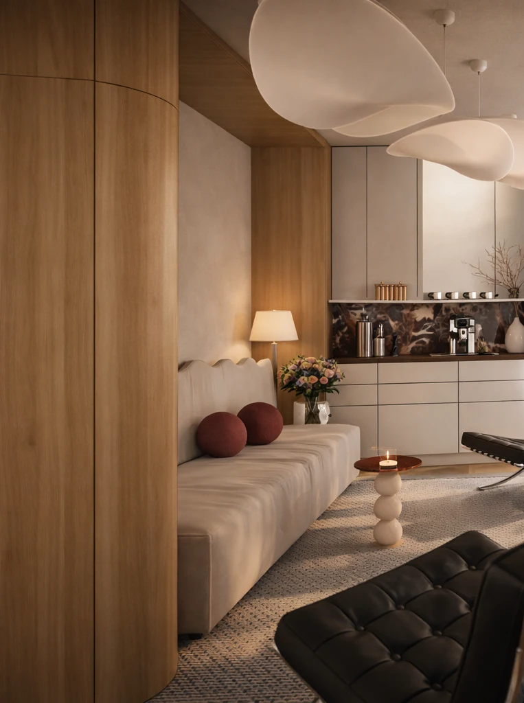 Gabinet w apartamencie w Poznaniu