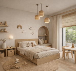 japandi pokoj dziecka